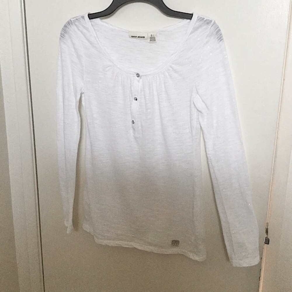 Vintage DKNY Jeans Henley Top